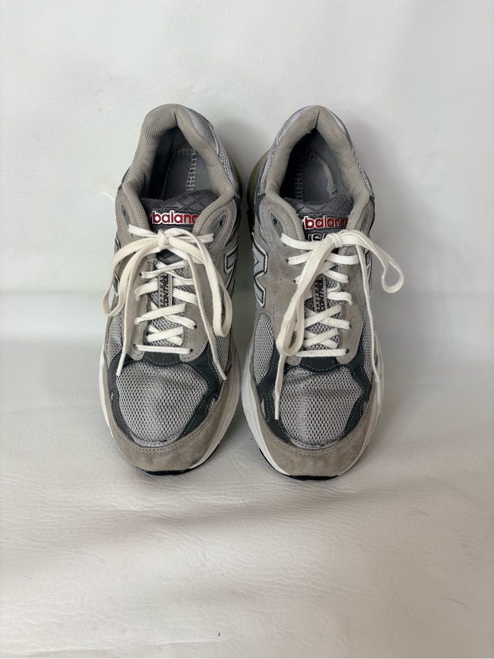 New Balance 990v3 Gray Suede Mesh Sneakers Men’s Size 8.5 4E Extra Wide M990GL3 - Picture 2 of 9
